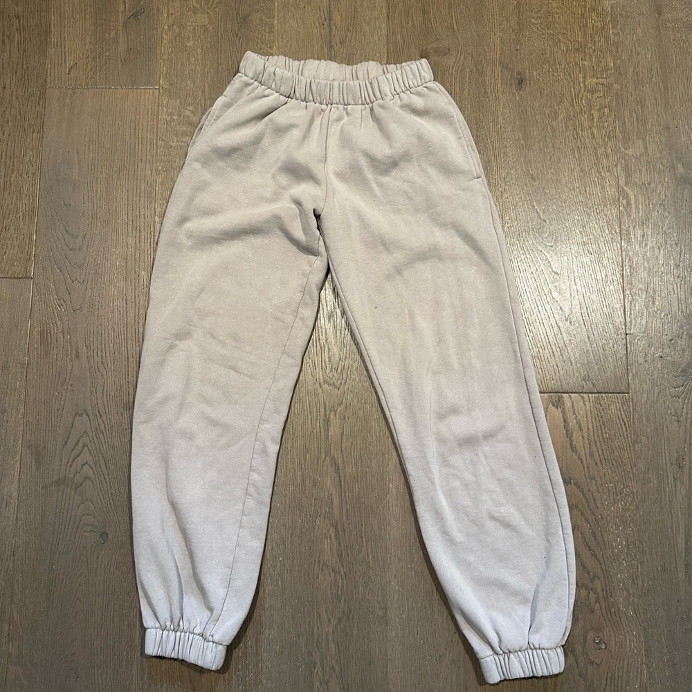 Brandy Melville Cream Sweatpants